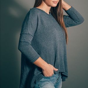 Open back long sleeve